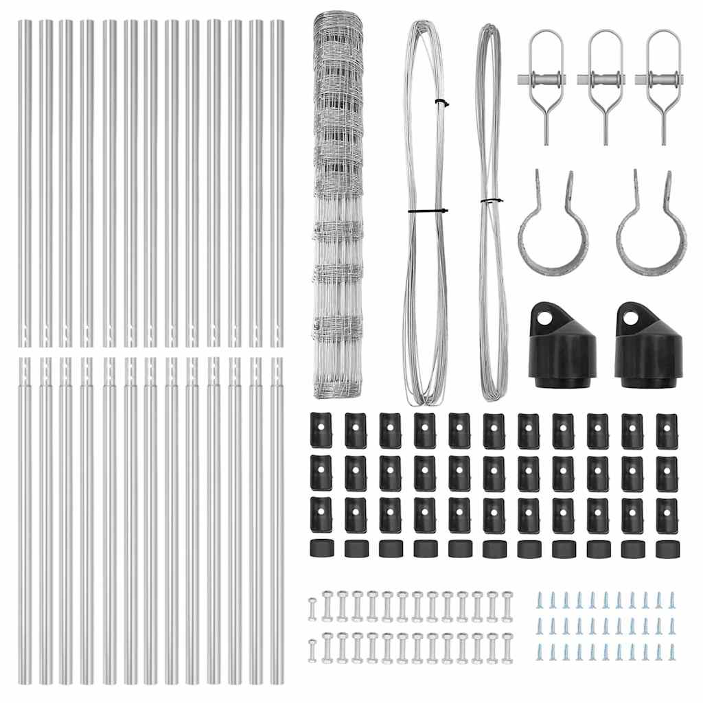 Zaunpfosten Galvanisiert 25 x 1,2 m Stahl