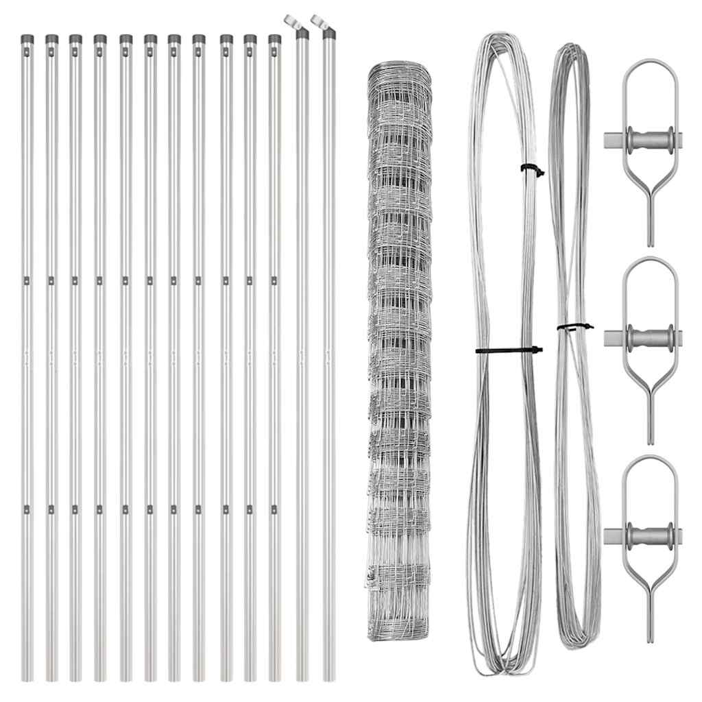Zaunpfosten Galvanisiert 25 x 1,4 m Stahl