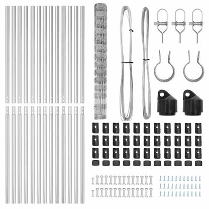 Zaunpfosten Galvanisiert 25 x 1,4 m Stahl