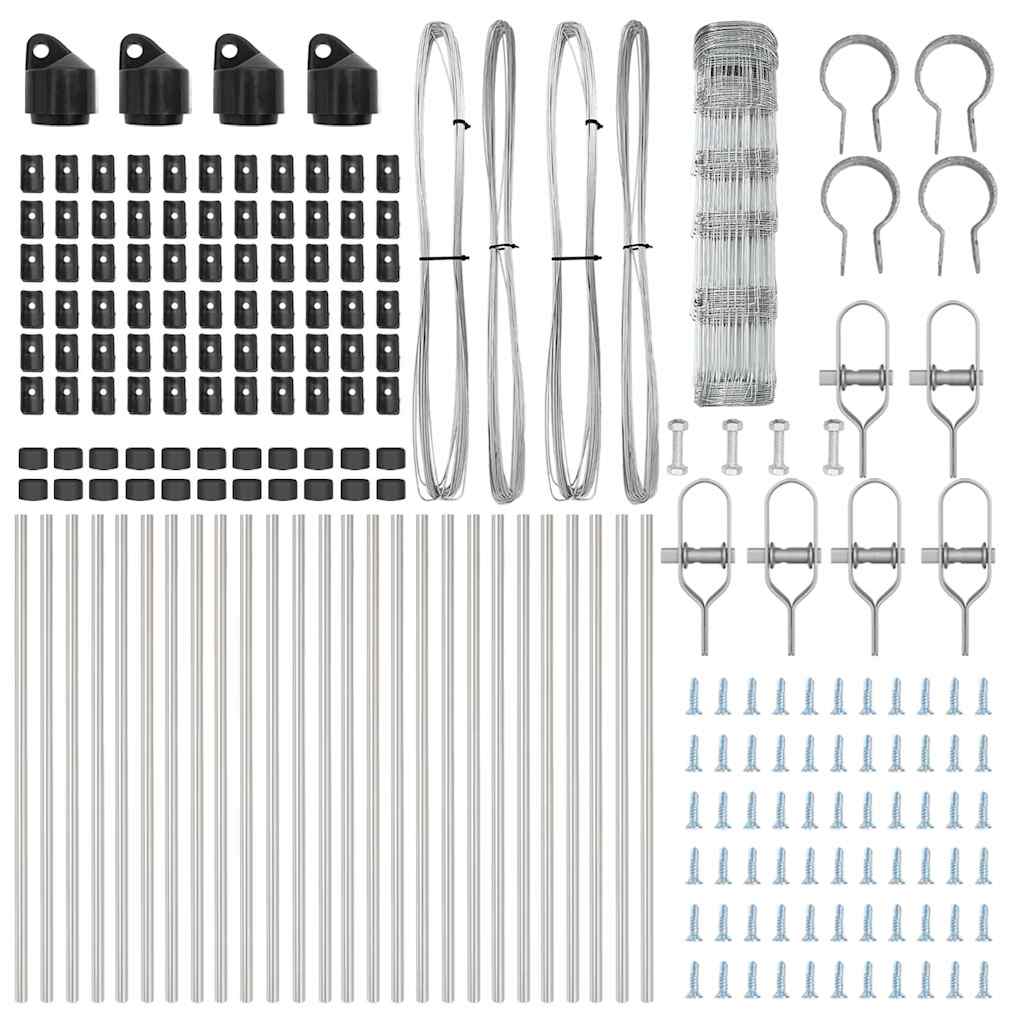 Zaunpfosten Galvanisiert 50 x 0,8 m Stahl