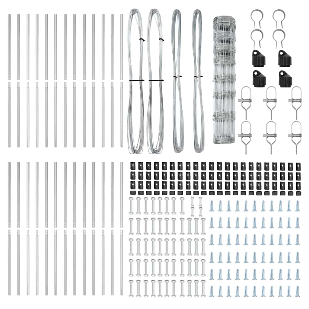 Zaunpfosten Galvanisiert 50 x 1 m Stahl