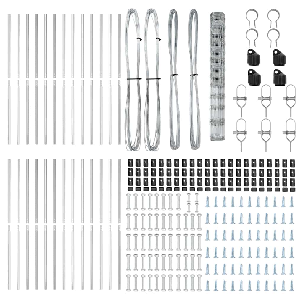 Zaunpfosten Galvanisiert 50 x 1,5 m Stahl