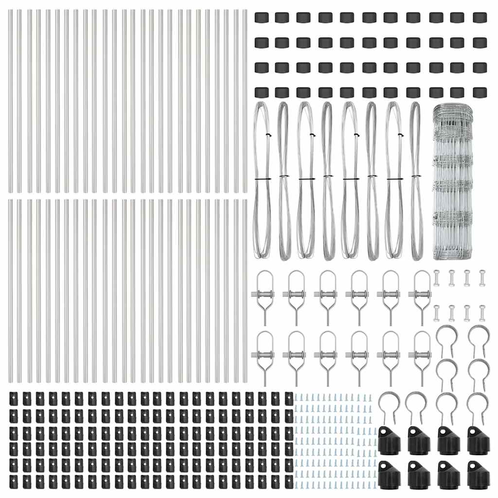 Zaunpfosten Galvanisiert 100 x 0,8 m Stahl