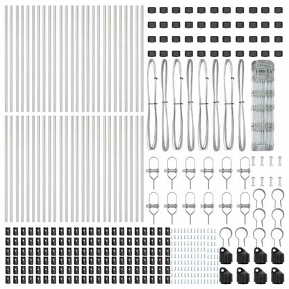 Zaunpfosten Galvanisiert 100 x 0,8 m Stahl
