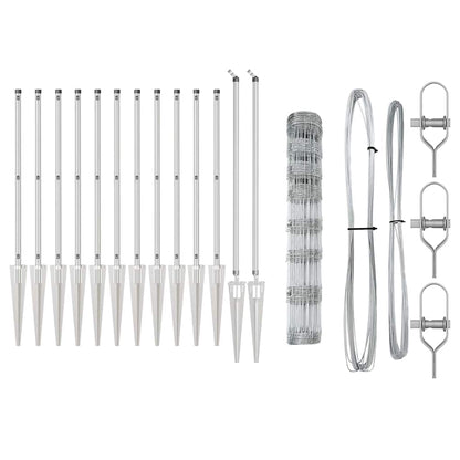 Zaunpfosten Galvanisiert 50 x 1 m Stahl