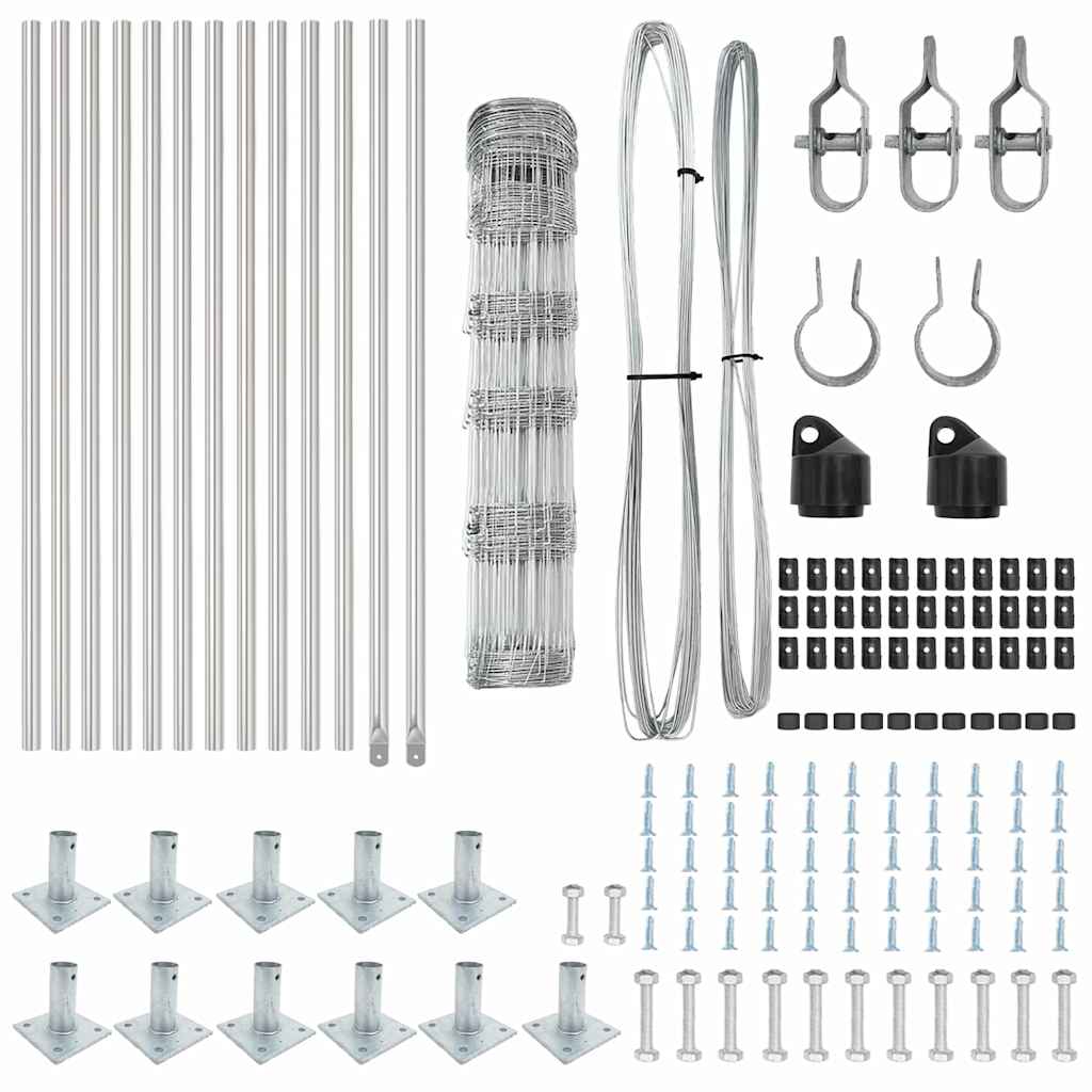 Zaunpfosten Galvanisiert 25 x 0,8 m Stahl