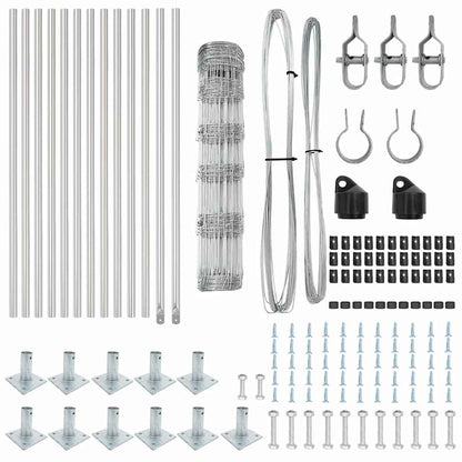Zaunpfosten Galvanisiert 25 x 0,8 m Stahl