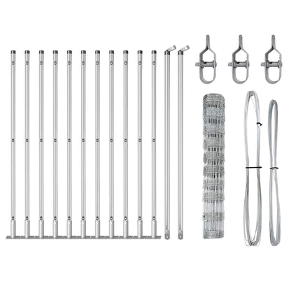 Zaunpfosten Galvanisiert 25 x 1 m Stahl