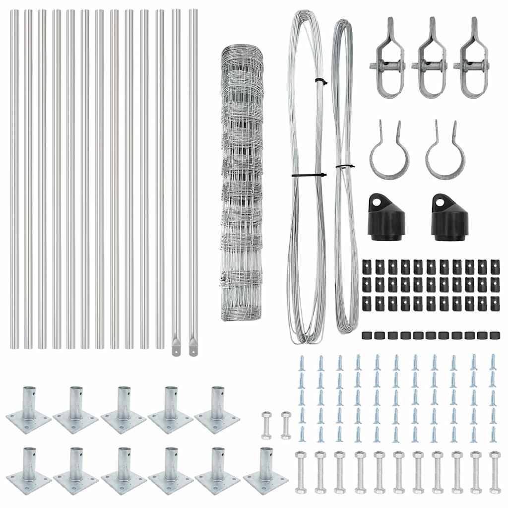 Zaunpfosten Galvanisiert 25 x 1 m Stahl