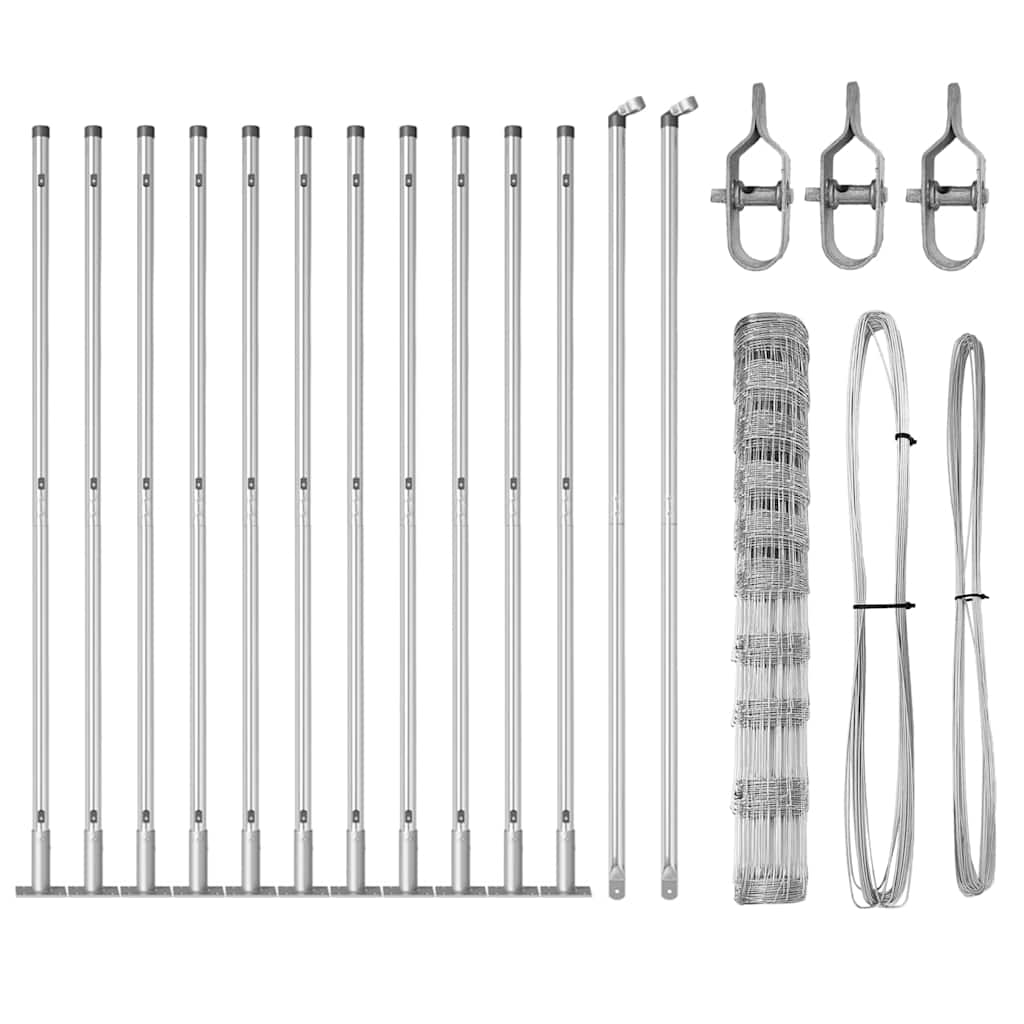 Zaunpfosten Galvanisiert 25 x 1,2 m Stahl