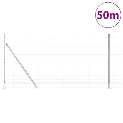 Zaunpfosten Galvanisiert 50 x 1,2 m Stahl