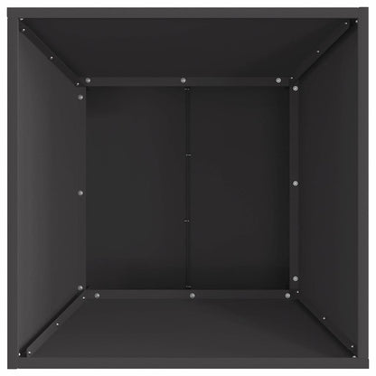 Feuerstelle Schwarz 60 x 60 x 35 cm Stahl