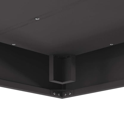 Feuerstelle Schwarz 80 x 80 x 40 cm Stahl