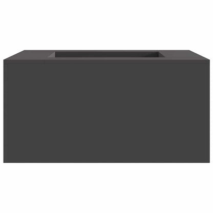 Feuerstelle Schwarz 80 x 80 x 40 cm Stahl