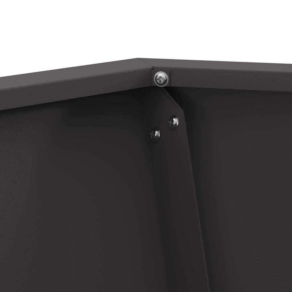 Feuerstelle Schwarz 50 x 50 x 40 cm Stahl