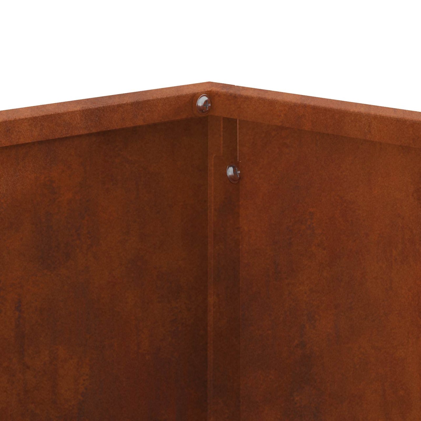 Feuerstelle Braun 60 x 60 x 30 cm Wetterstahl