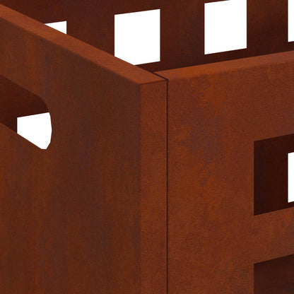 Feuerstelle Braun 50 x 30 x 40 cm Stahl