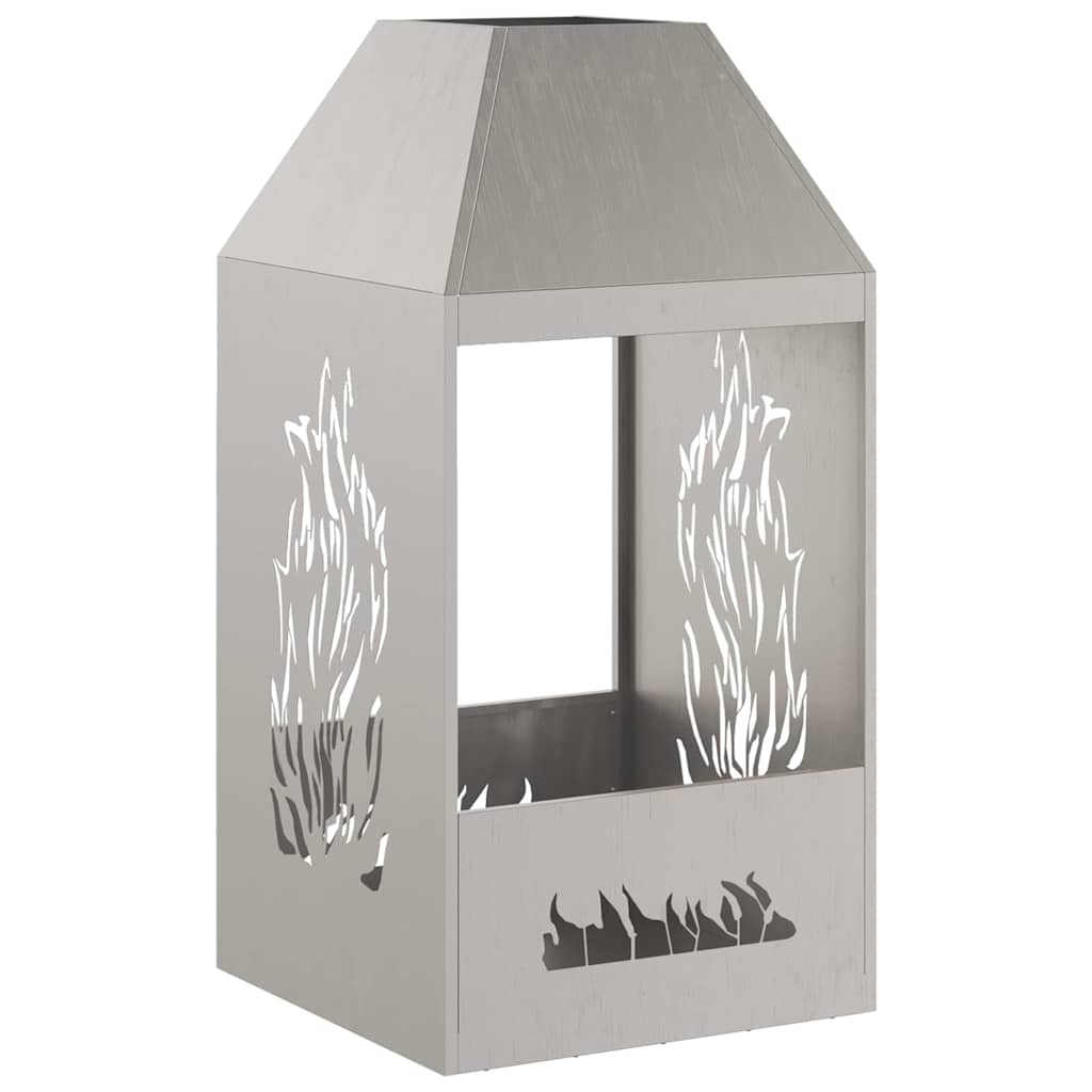 Feuerstelle Braun 50 x 50 x 100 cm Wetterstahl