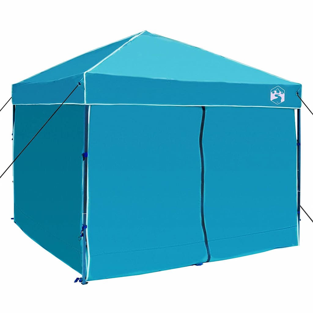 Pavillon-Zelt Blau 243 x 243 x 251 cm Stoff