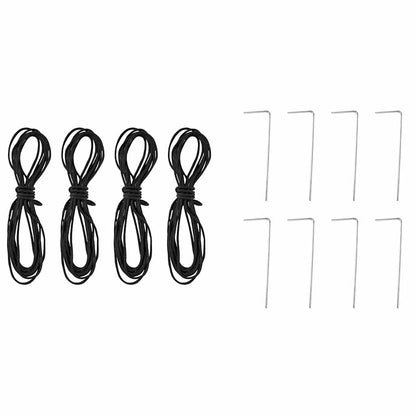 Pavillon-Zelt Orange 243 x 243 x 251 cm Stoff