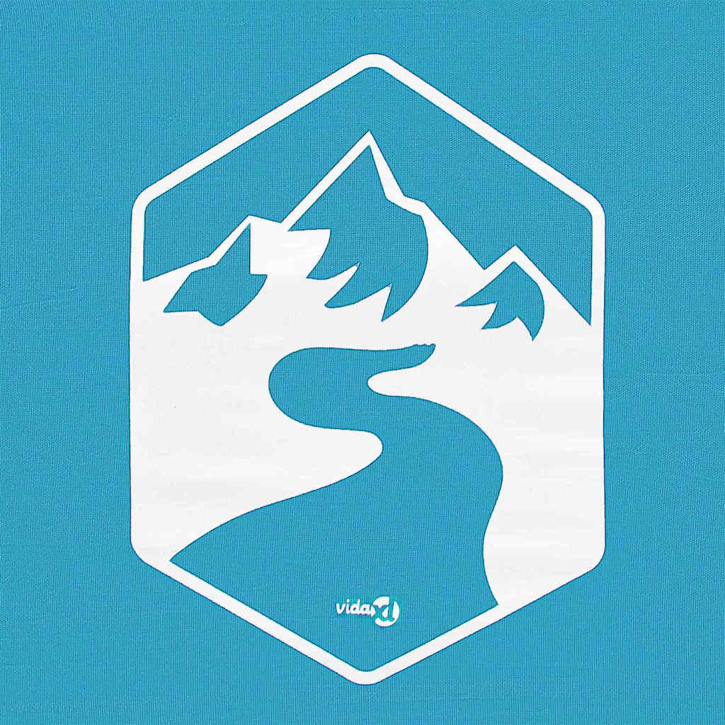 Pavillon-Zelt Blau 290 x 290 x 251 cm Stoff