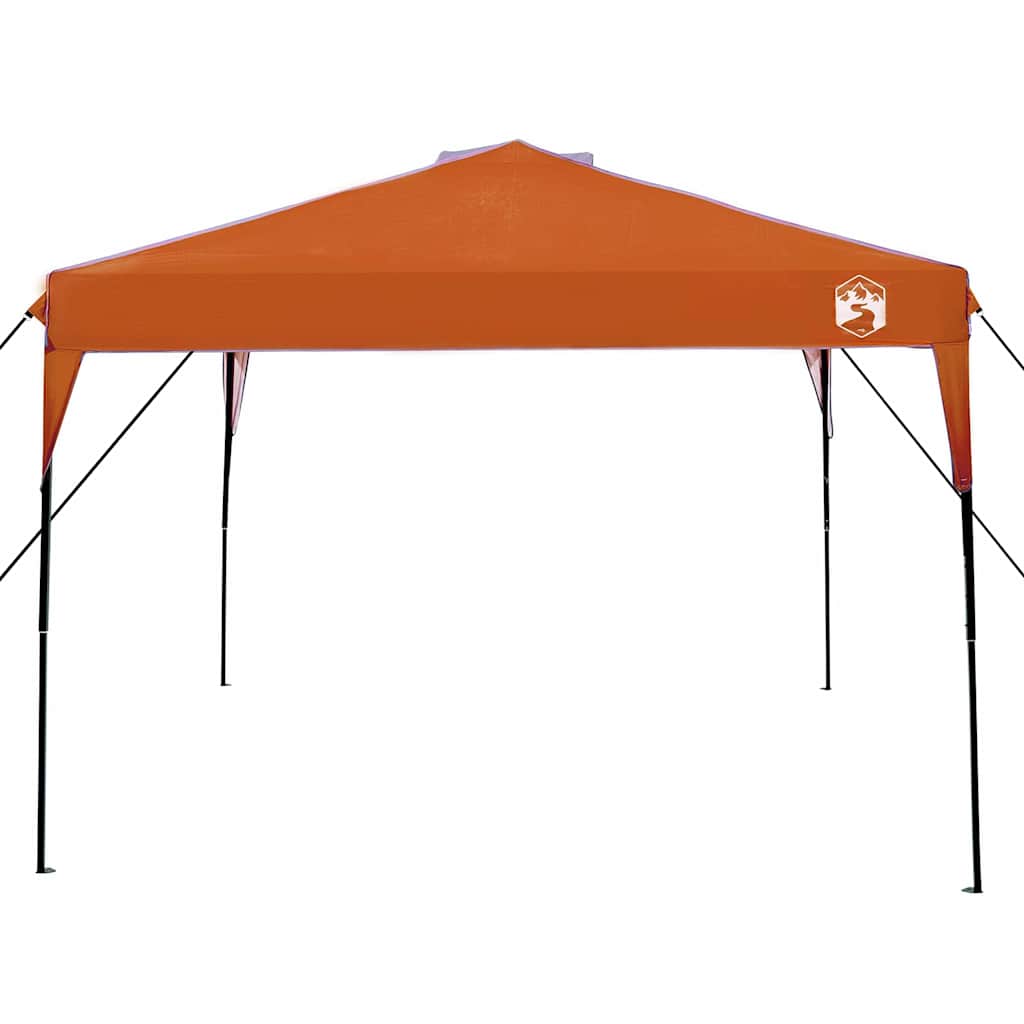 Pavillon-Zelt Orange 290 x 290 x 251 cm Stoff
