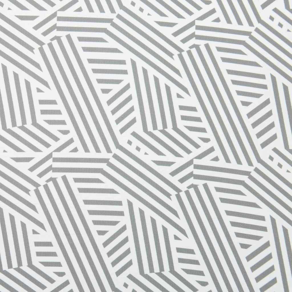 Strandparasol Grau und Weiß 205 x 205 x 210 cm