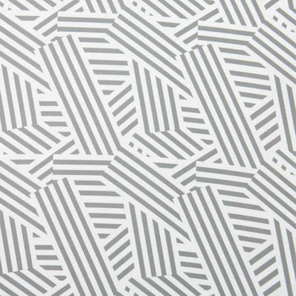 Strandparasol Grau und Weiß 205 x 205 x 210 cm