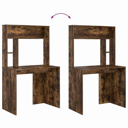 Schreibtisch Geräucherte Eiche 91 x 50 x 149 cm Holzwerkstoff