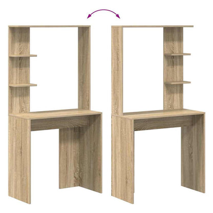 Schreibtisch Sonoma-Eiche 78,5 x 37 x 154,5 cm Holzwerkstoff