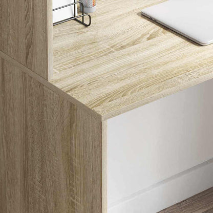 Schreibtisch Sonoma-Eiche 102 x 50 x 124 cm Holzwerkstoff