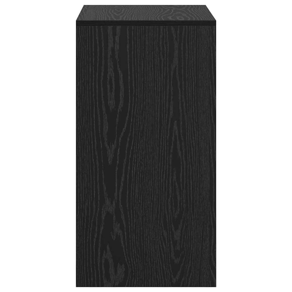 Schreibtisch Schwarz Eichen-Optik 60 x 40 x 76 cm