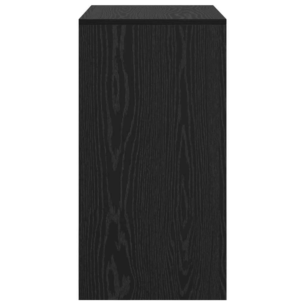 Schreibtisch Schwarz Eichen-Optik 70 x 40 x 76 cm