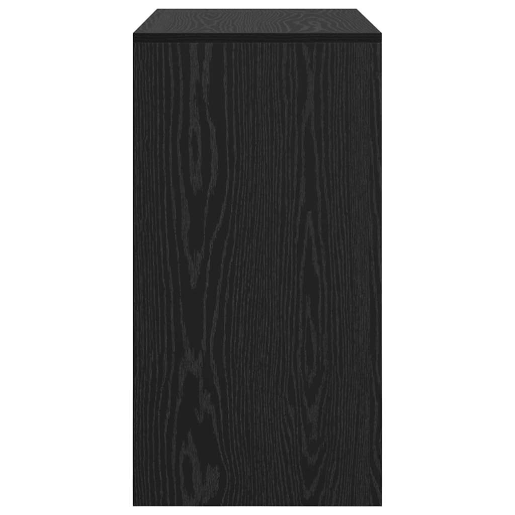 Schreibtisch Schwarz Eichen-Optik 80 x 40 x 76 cm