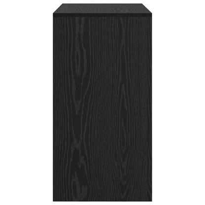 Schreibtisch Schwarz Eichen-Optik 80 x 40 x 76 cm