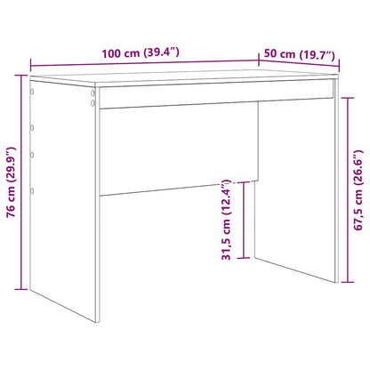 Schreibtisch Altholz 100 x 50 x 76 cm