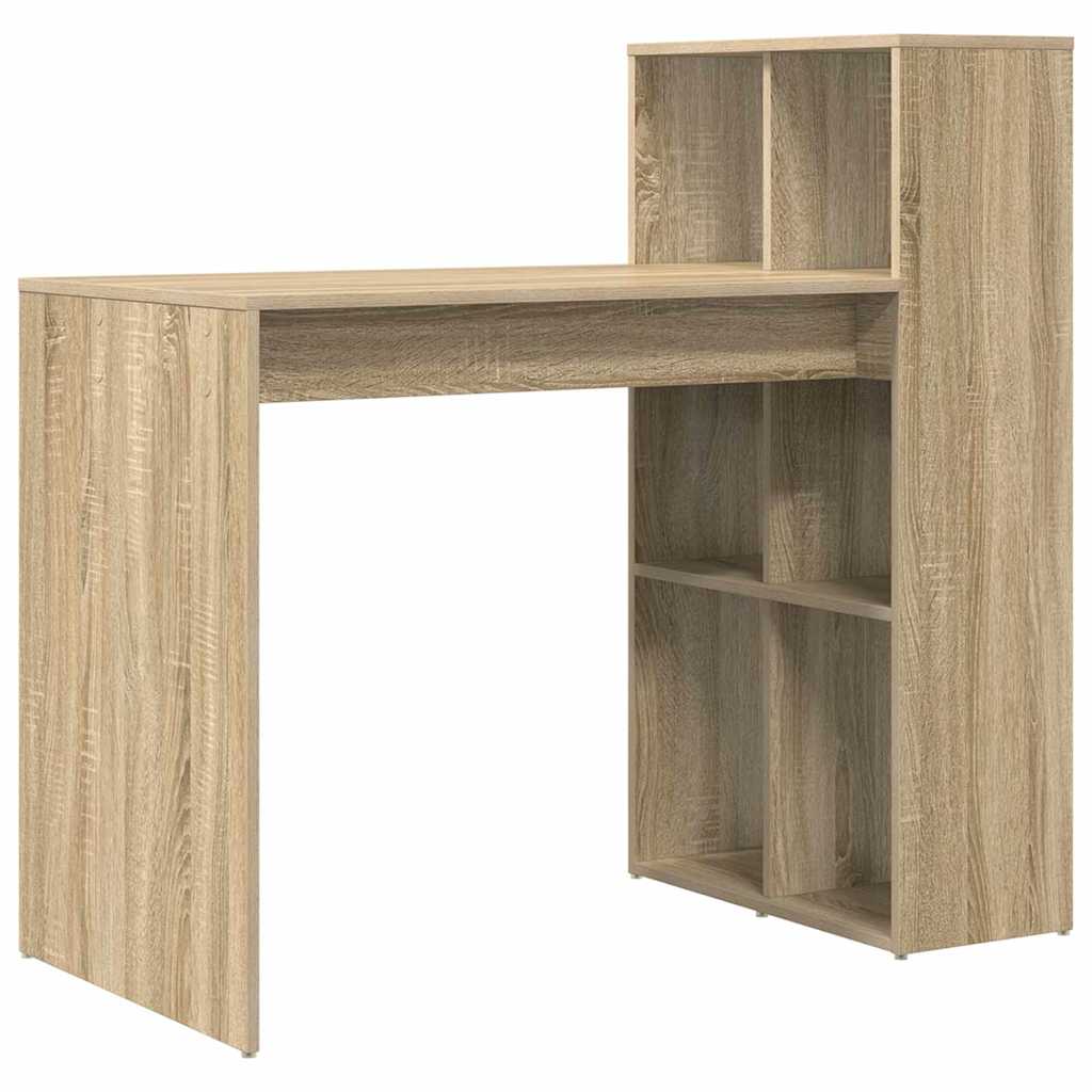 Schreibtisch Sonoma-Eiche 108 x 55 x 103.5 cm Holzwerkstoff