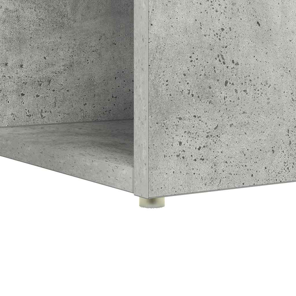 Schreibtisch Beton Grau 108 x 55 x 103.5 cm Holzwerkstoff