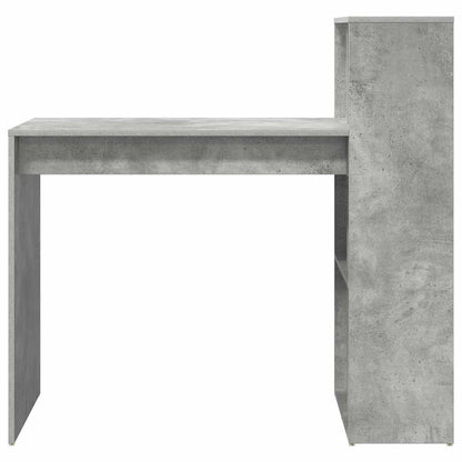 Schreibtisch Beton Grau 108 x 55 x 103.5 cm Holzwerkstoff