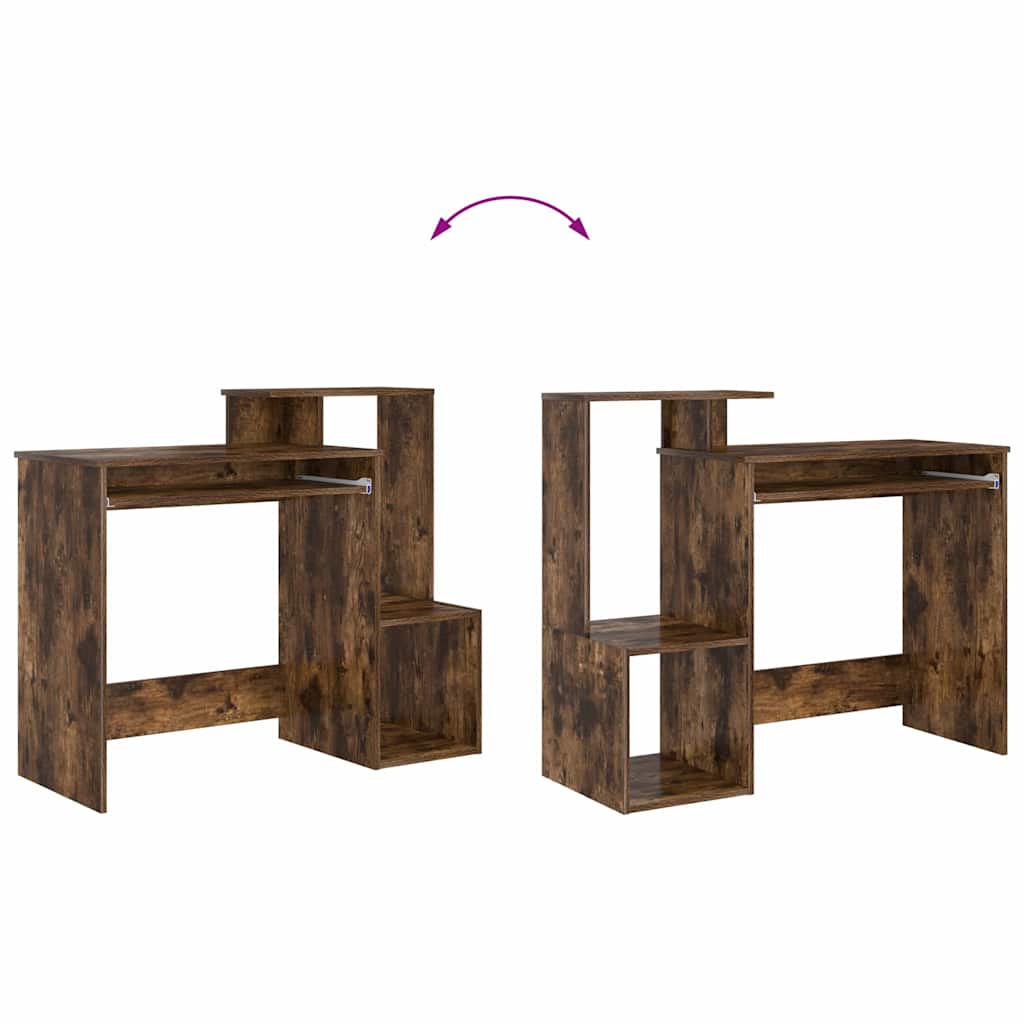 Schreibtisch Geräucherte Eiche 106 x 41 x 88.5 cm Holzwerkstoff