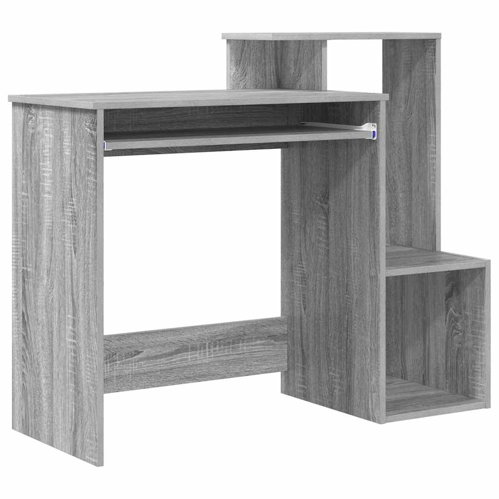 Schreibtisch Graues Sonoma 106 x 41 x 88.5 cm Holzwerkstoff