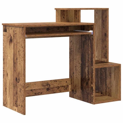 Schreibtisch mit Regal Altholz 106 x 41 x 88.5 cm Holzwerkstoff