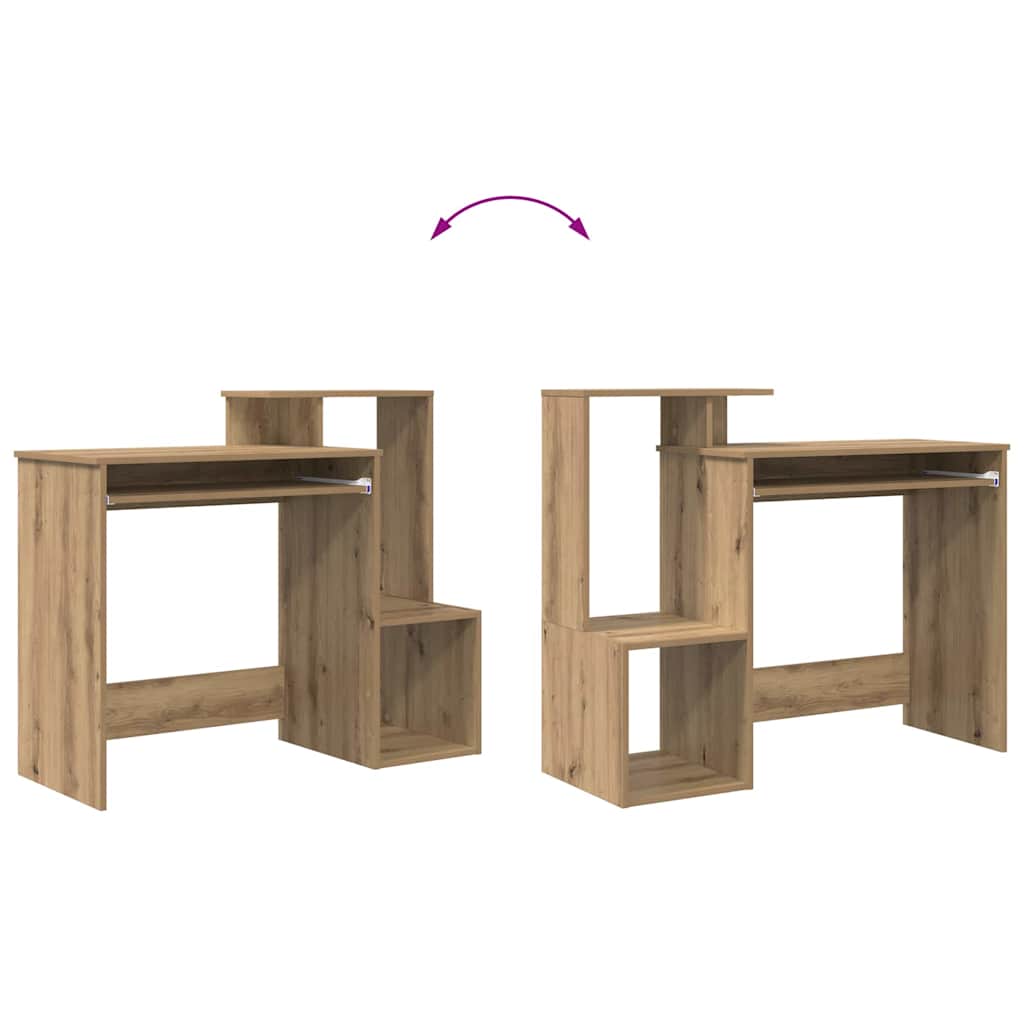 Schreibtisch Artisan-Eiche 106 x 41 x 88.5 cm Holzwerkstoff