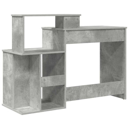 Schreibtisch Beton Grau 120,5 x 44 x 88,5 cm Holzwerkstoff