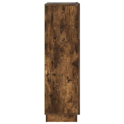 Schreibtisch mit Regal Geräucherte Eiche 71.5 x 31.5 x 106.5 cm