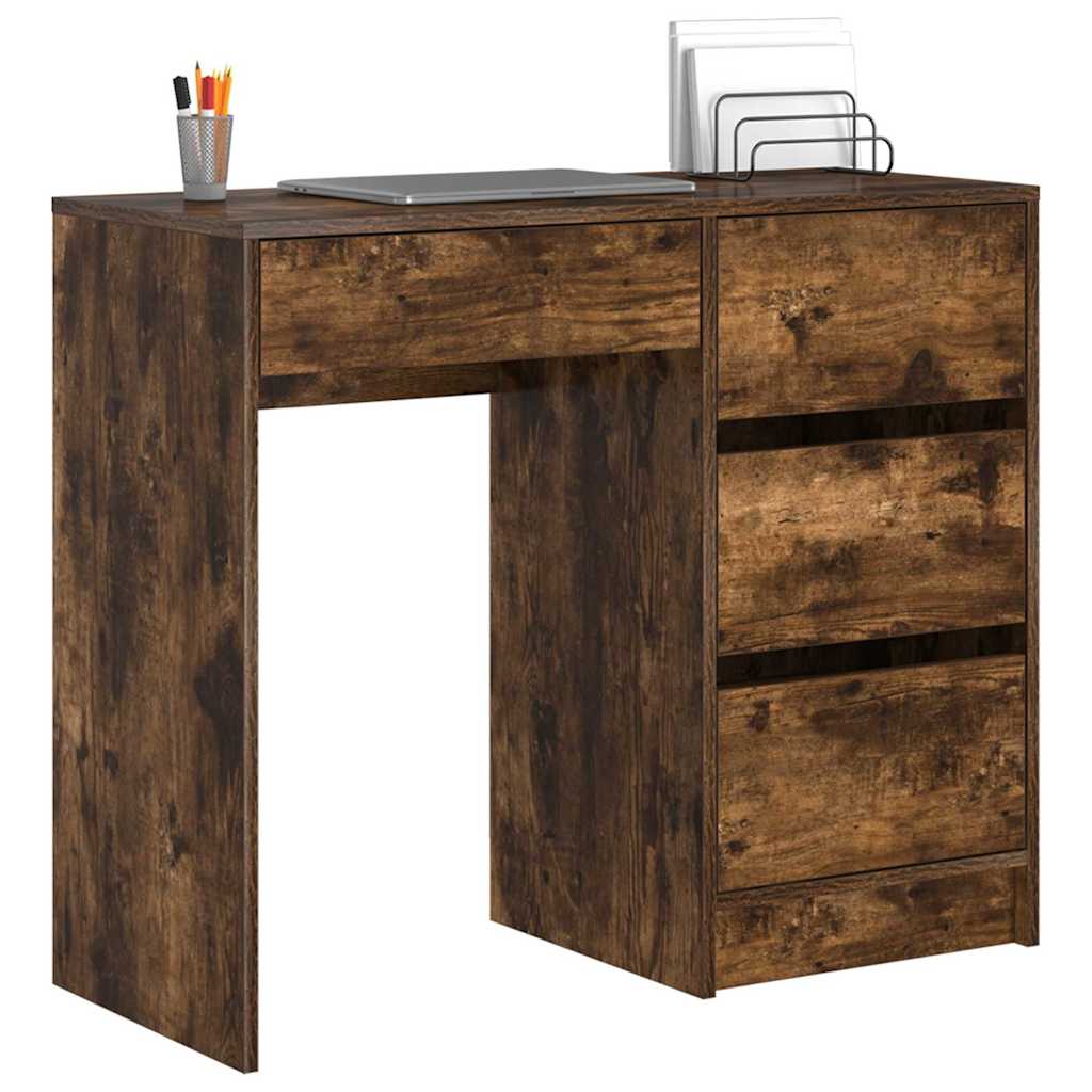Schreibtisch Geräucherte Eiche 90 x 37,5 x 75 cm Holzwerkstoff