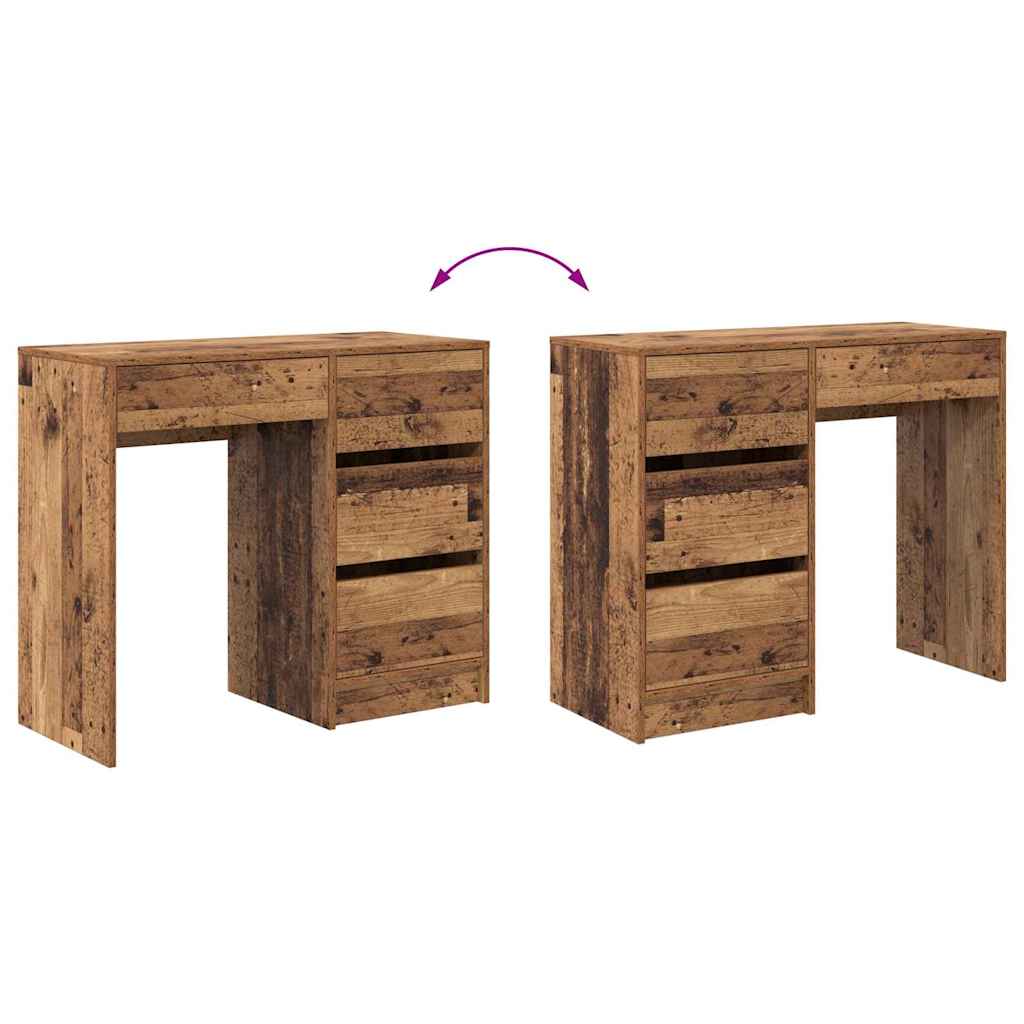Schreibtisch Altholz 90 x 37,5 x 75 cm Holzwerkstoff