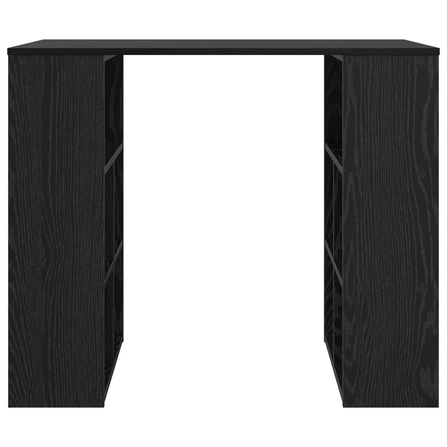 Schreibtisch Schwarz Eichen-Optik 90 x 50 x 75 cm Holzwerkstoff