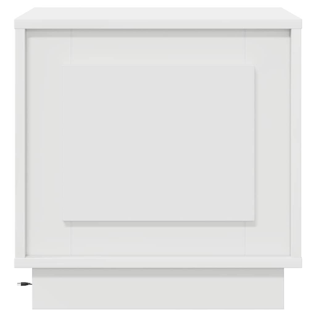 Nachttisch 2 pcs Weiß 44 x 34,5 x 45 cm Holzwerkstoff