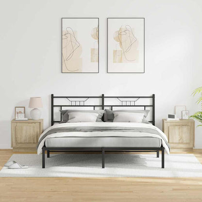 Nachttisch 2 pcs Sonoma-Eiche 44 x 34,5 x 45 cm Holzwerkstoff